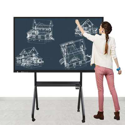 86 Inch Quad Core 4k Interactive Touch Panel Display And Signage Multimedia Content