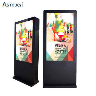 IP65 65Inch Outdoor Standing Digital Signage Totem Advertising Display