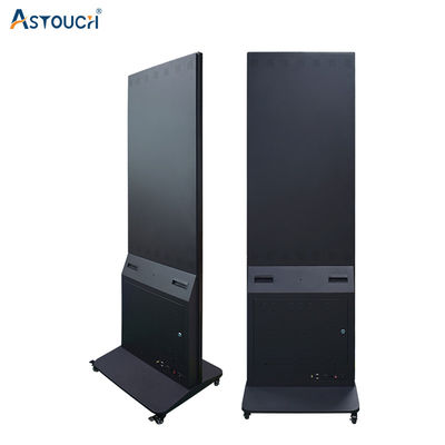 49" Floor Stand Digital Waterproof Signage Kiosk Lcd Tv With IR Touch For Schools