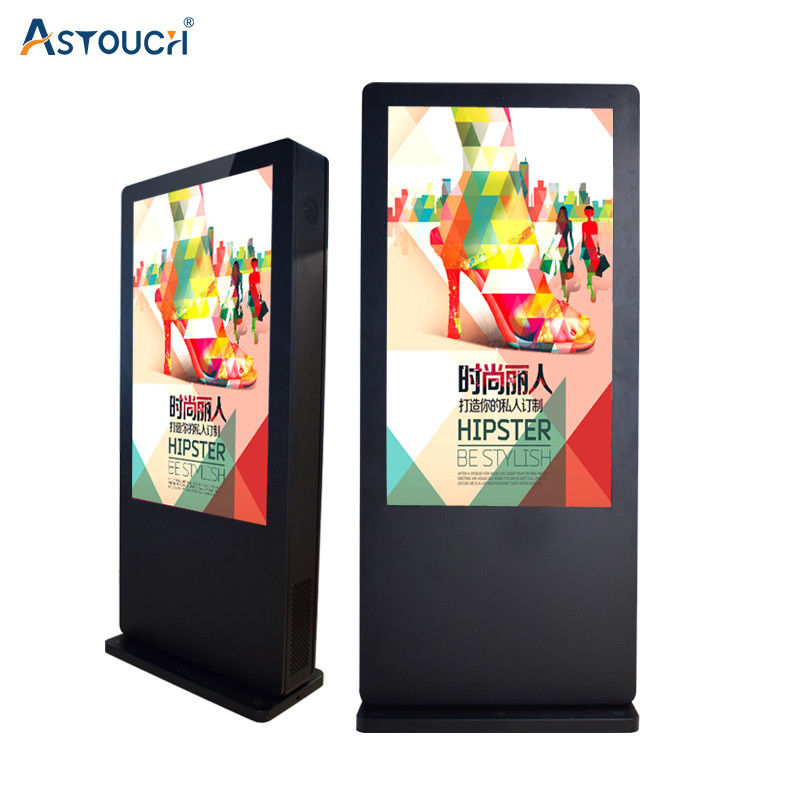 IP65 65Inch Outdoor Standing Digital Signage Totem Advertising Display